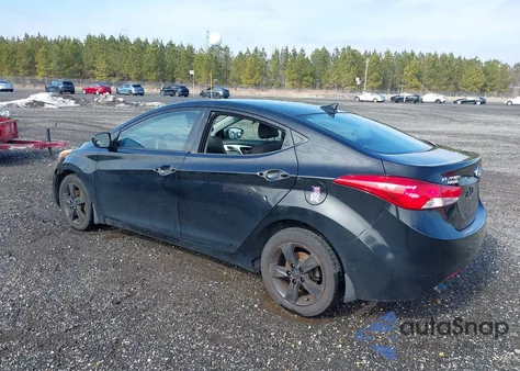 2013 Hyundai Elantra Gls из США, поврежденный, VIN 5NPDH4AEXDH284595